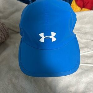 Lightweight under armor hat with adjustable strap